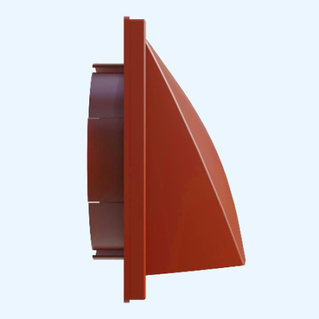 1919К15.16ФВ терр Выход стенной КФВ фланец D150/160 обр.клапан 190х190 ASA Terracotta ERA STREETLINE